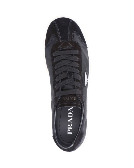 Prada Black Logo Sneakers for men