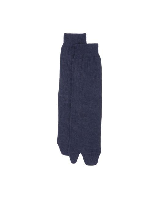 Maison Margiela Blue 'Tabi' Socks