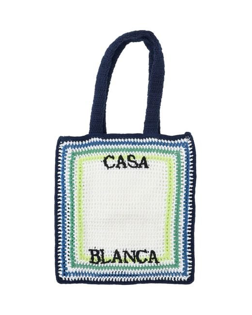 Casablanca Blue Bags Cotton for men