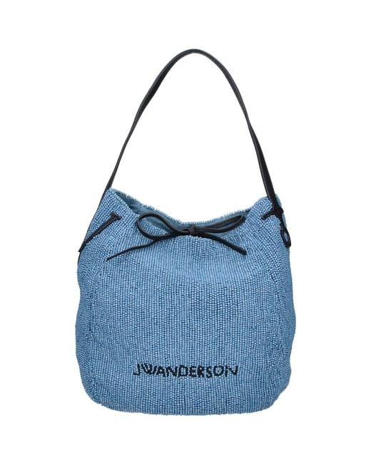 J.W. Anderson Blue Small Shoulder Bag "Bulb"