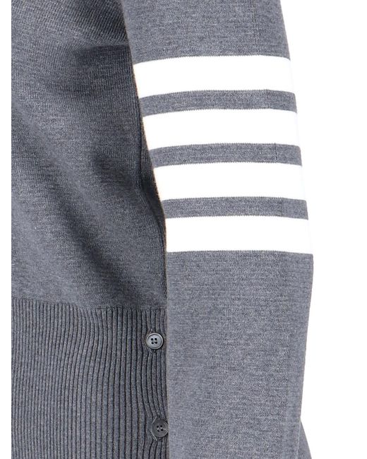 Thom Browne Blue Sweaters Cotton