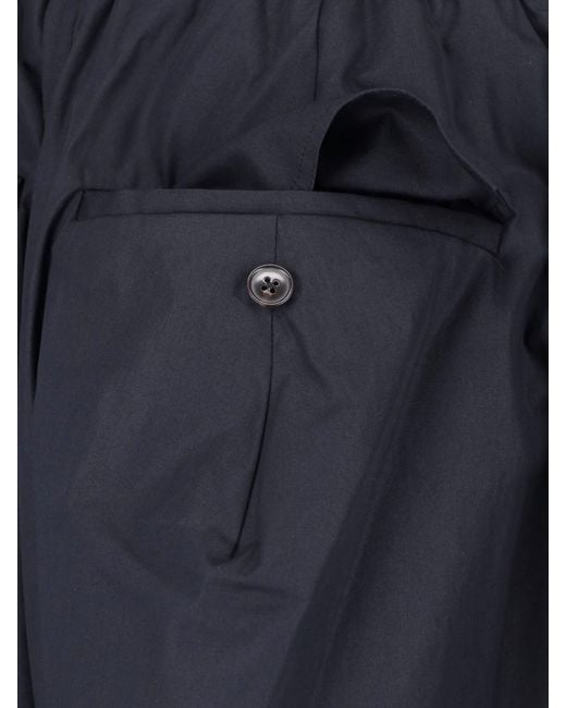 Vivienne Westwood Blue Cotton Wide-Leg Pants for men