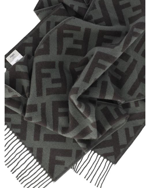 Sciarpa "Ff" di Fendi in Gray