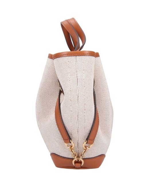 Chloé Pink Cotton Tote Bag With Interior Pocket
