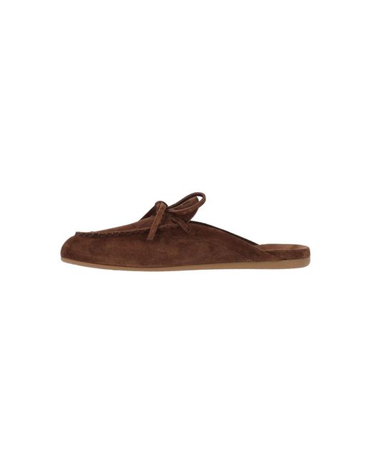 Miu Miu Brown Suede Mules