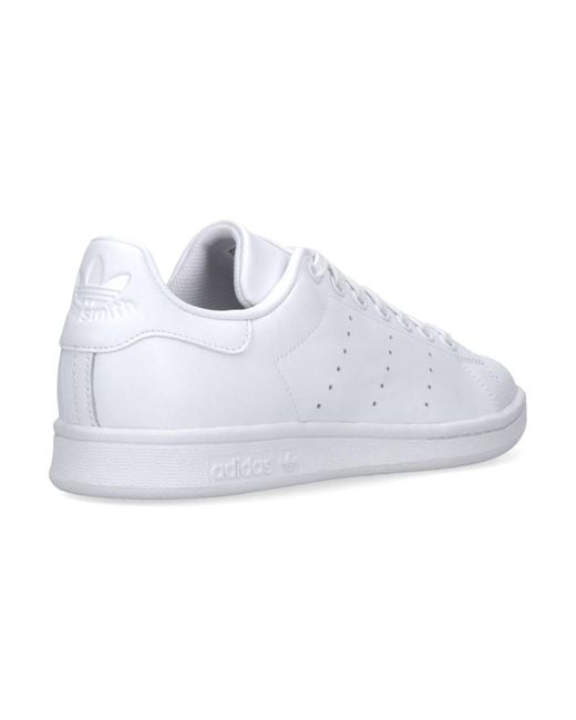Adidas White Leather And Textile Sneakers for men