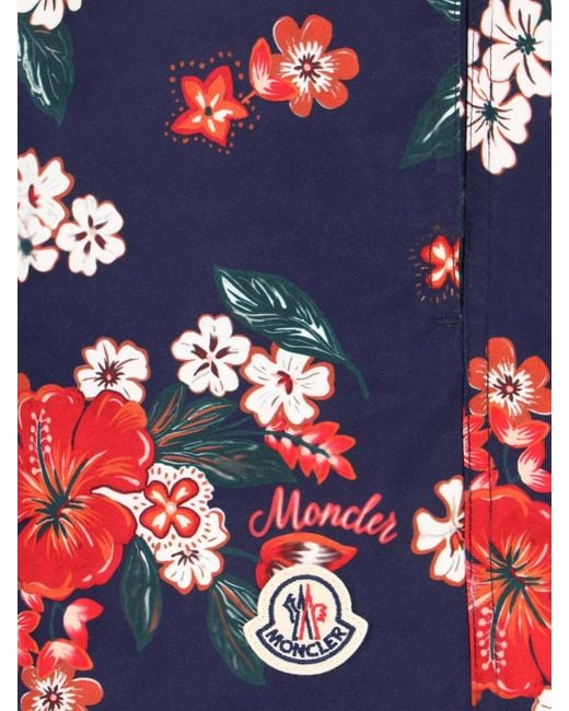 Moncler Blue Beach Shorts for men