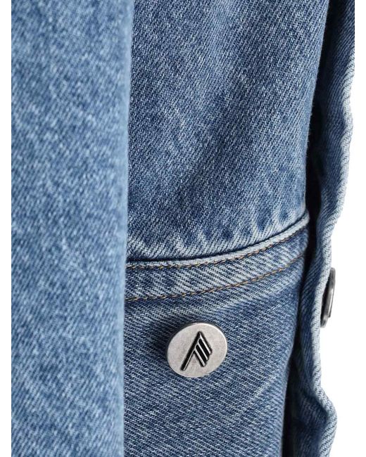 The Attico Blue Denim Shirt
