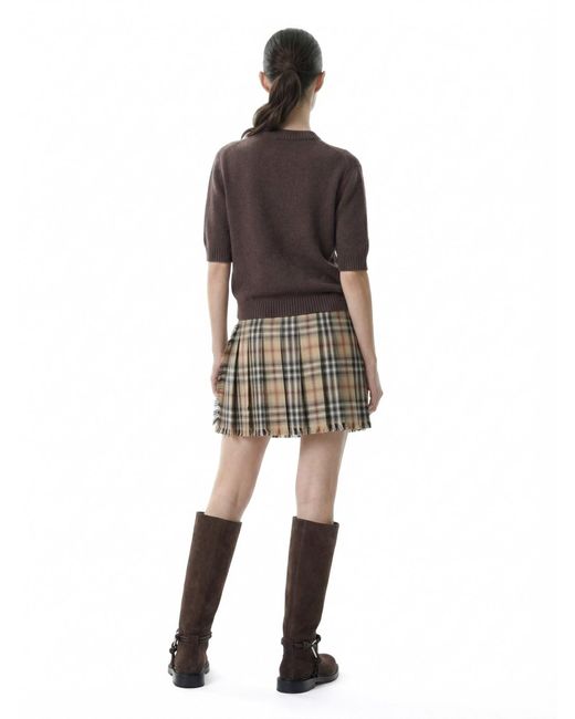 Burberry White Skirts Wool