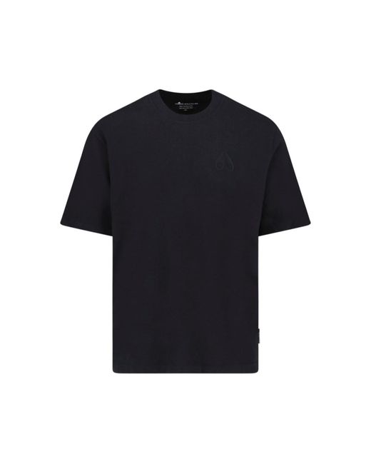 Moose Knuckles Black Logo T-shirt for men