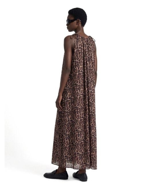 Anine Bing Purple Flora Maxi Dress