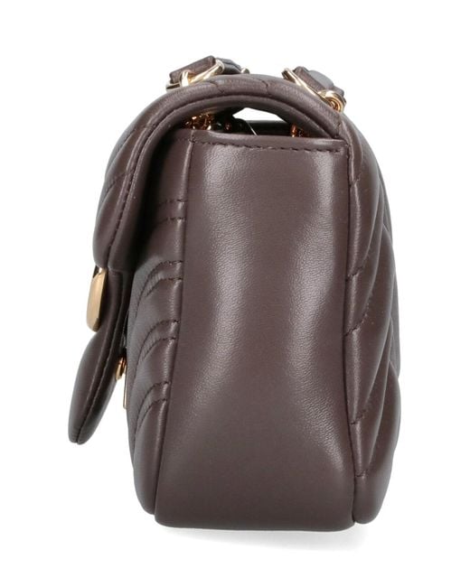Gucci Gray Shoulder Bag "Gg Marmont"
