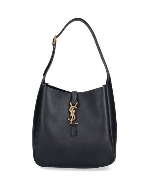 Saint Laurent Black Small Shoulder Bag "Le 5 À 7"