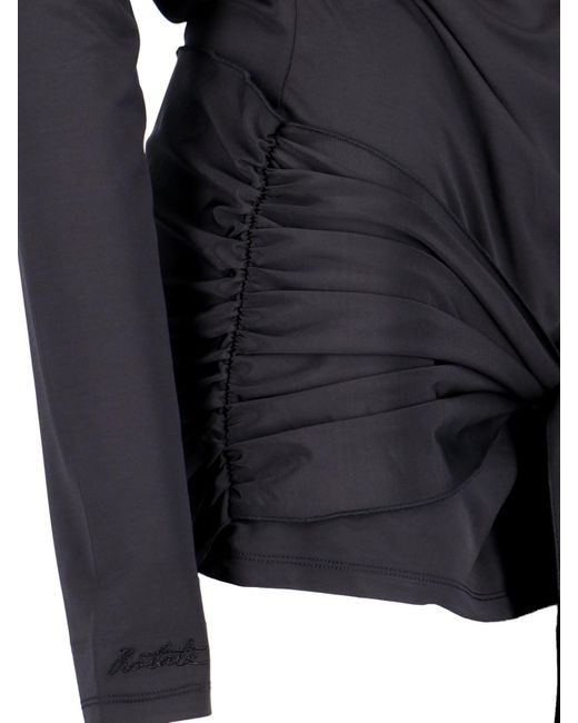 ROTATE BIRGER CHRISTENSEN Black Top "slinky Waterfall"