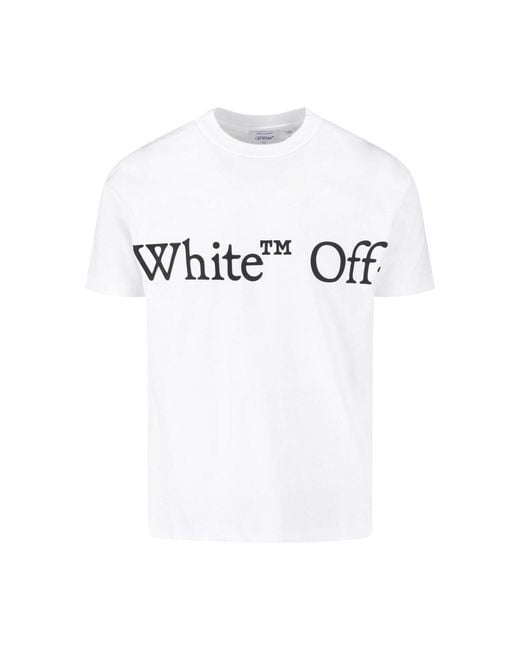 Off-White c/o Virgil Abloh White Cotton T-Shirt For for men