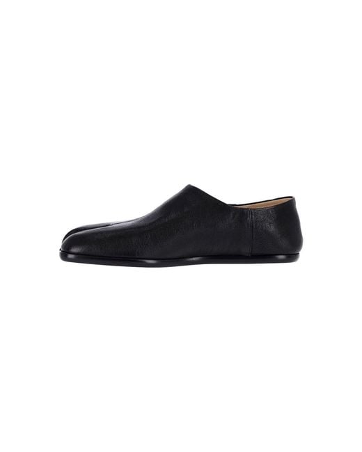 Maison Margiela Black Low Shoes “Slip-On Tabi” for men