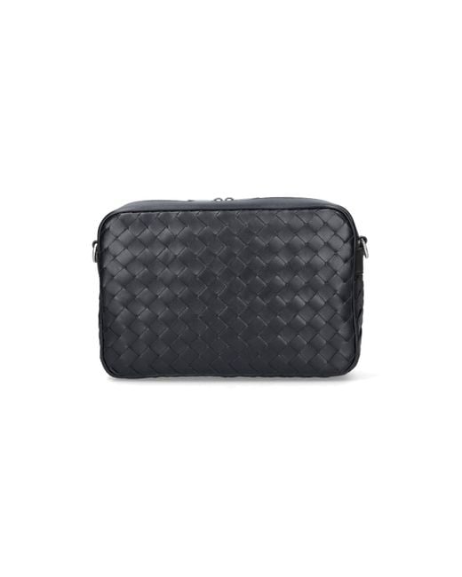 Bottega Veneta Gray Medium Intrecciato Camera Handbag for men