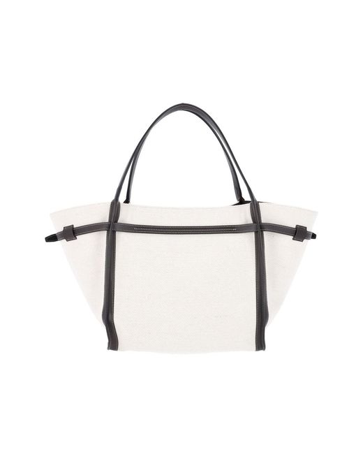 Tod's White Medium Tote Bag Tim