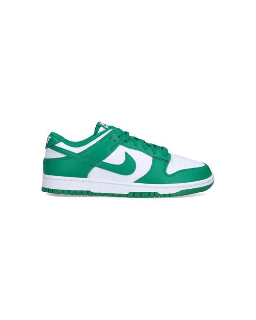 Nike Green Dunk Low Retro Sneakers for men