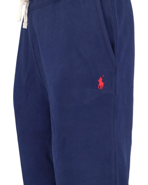 Polo Ralph Lauren Blue Logo Sports Pants for men