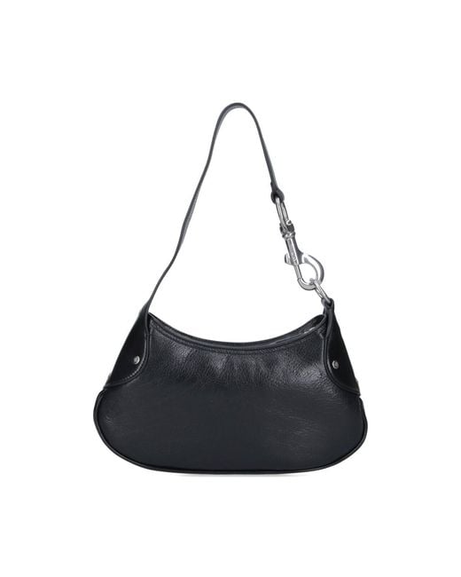 Borsa A Spalla Piccola "Hackney" di Mulberry in Black