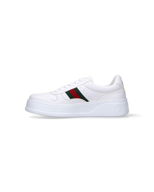 Gucci White "Chunky B" Sneakers for men