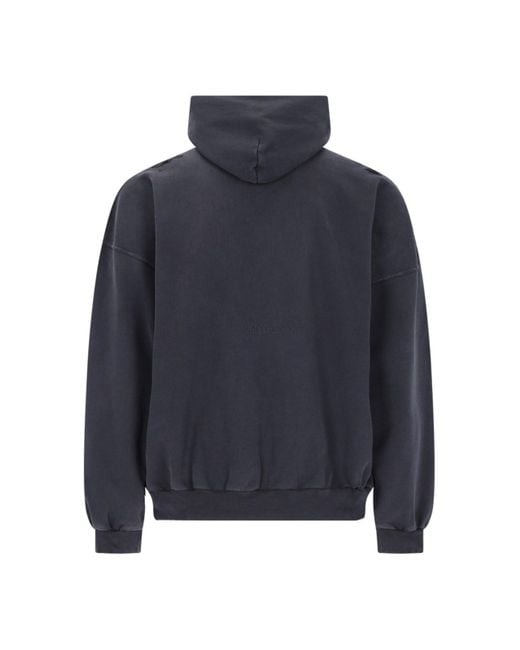 Balenciaga Paris Liberty Hoodie in Blue for Men | Lyst