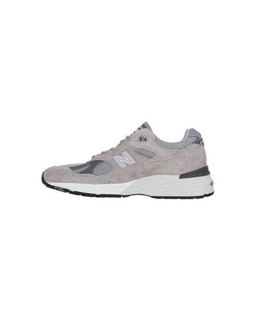New Balance Gray 'made In Uk 991v2' Sneakers