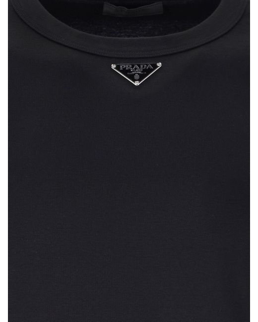 Men's black prada t cheap shirt
