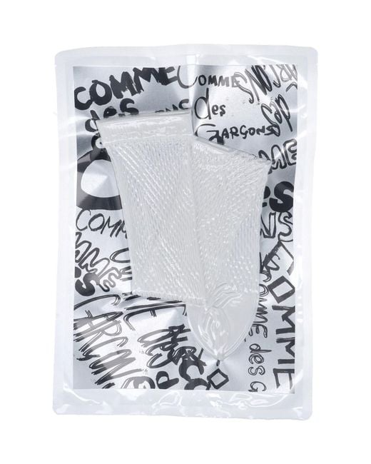 Comme des Garçons White Fishnet Socks