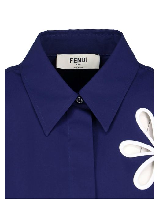 Fendi Blue Shirt