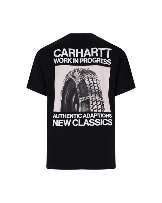Carhartt Black T-Shirt "Sean Hamilton 03" for men