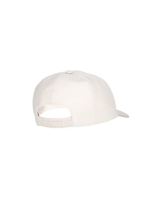 Cappello Baseball Logo di Loro Piana in White da Uomo
