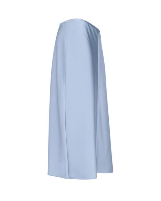 AMI Blue Ami Skirts Polyester