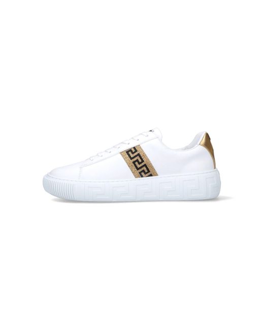 Versace White "greca" Sneakers for men