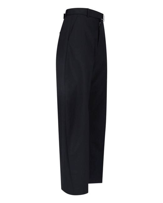 Sacai Blue Wool Trousers