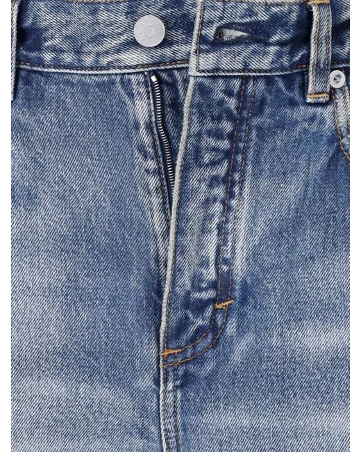 Alaïa Blue Straight Jeans
