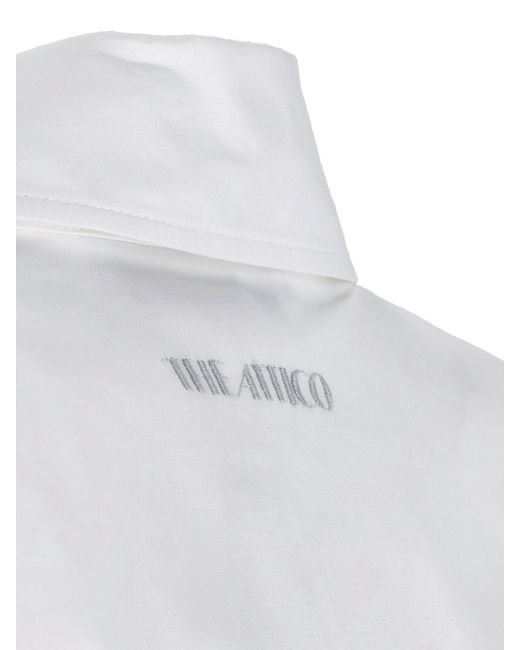 The Attico White Dresses Cotton
