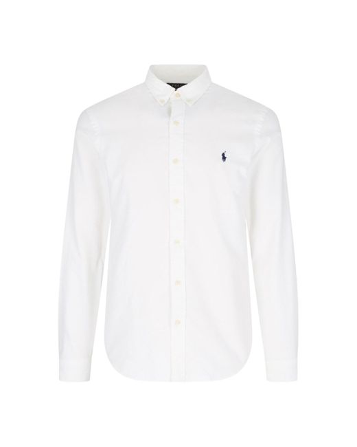 Camicia Logo di Polo Ralph Lauren in White da Uomo