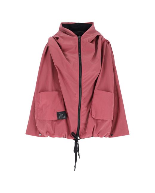 KIMO NO-RAIN Red Reversible Waterproof Jacket