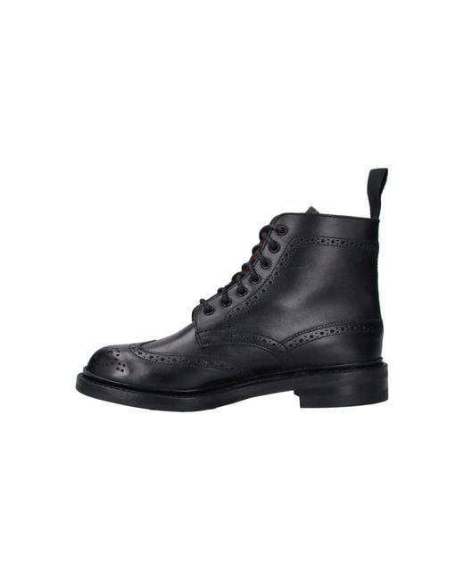 Tricker's Black Boots "Stow"