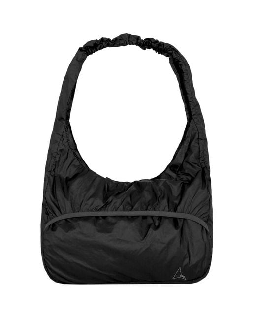 Roa Black 'Packable Knot' Shoulder Bag for men