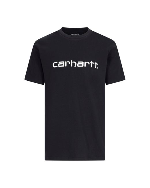 Carhartt Black 's/s Script' T-shirt