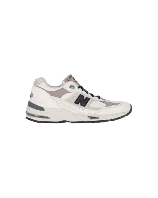 New Balance White "made In Uk 991v1" Sneakers for men
