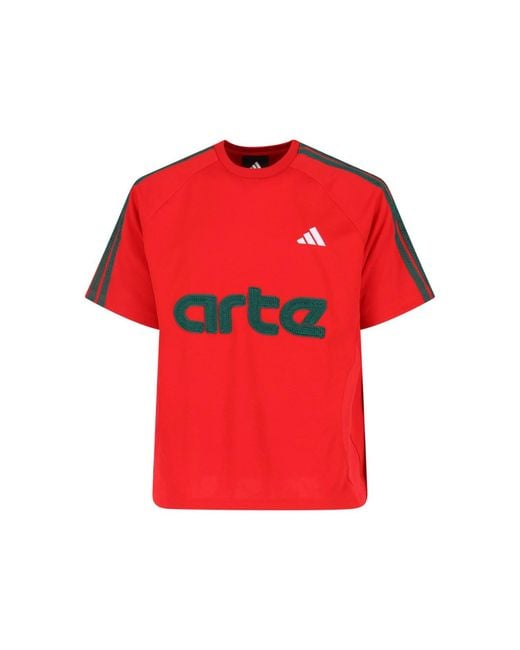 Adidas Red X Art Logo T-Shirt for men