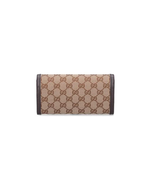Gucci White "continental Luce" Wallet