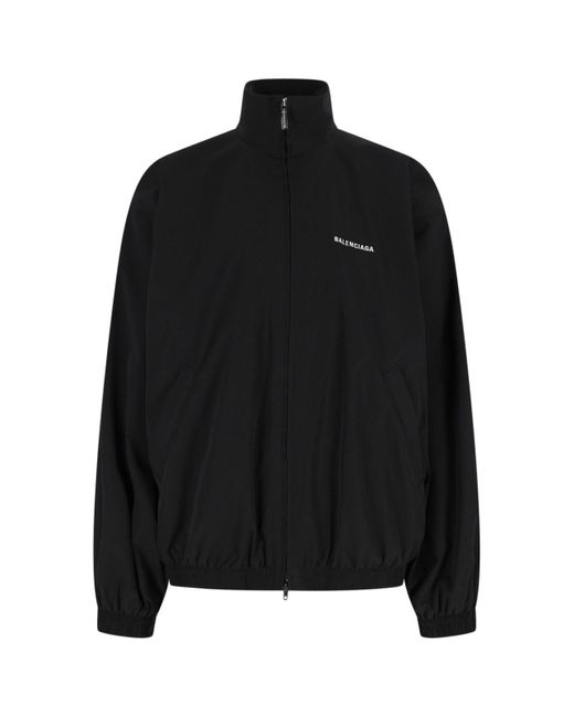 Balenciaga Black Jackets Polyester for men
