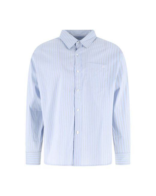 DUNST Blue Striped Shirt