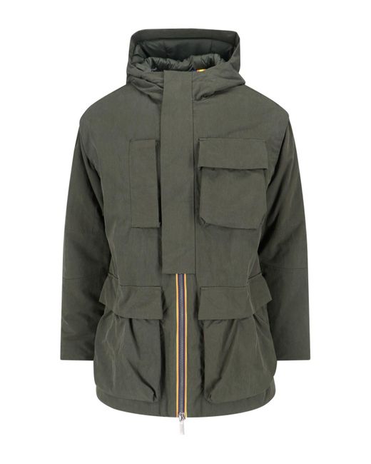 K-Way Gray 'Gulliermo' Jacket for men
