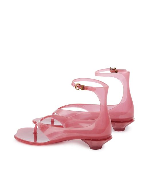 Chloé Pink Jelly Sandals